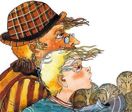 Питер Пэн в Кенсингтонском Саду (повесть) мальчик и отец