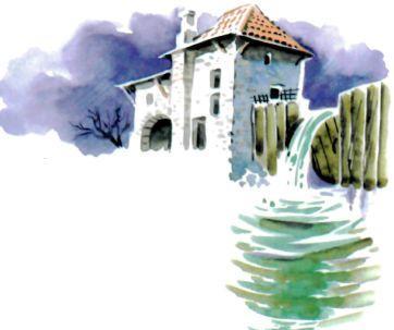 водянная мельница на реке