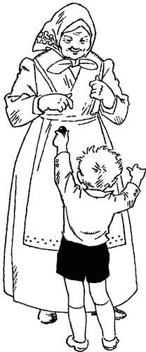 Мальчик Гонзик и бабушка