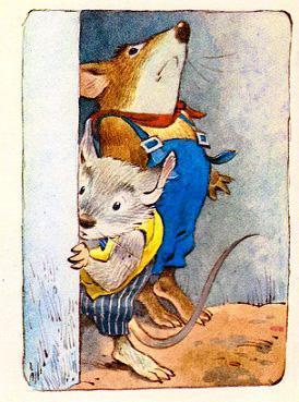 Мыши скорее побежали прятаться.