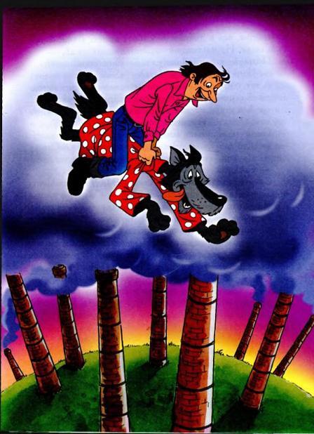 Попался волчок на крючок (повесть) Евлампий верхом на Волке