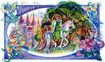 Дженет протянула руку, чтобы сорвать цветок, как вдруг перед ней будто по волшебству появился статный и пригожий юноша в зеленом камзоле