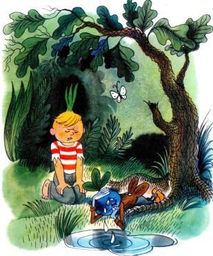 сказка-повесть: Приключения Чиполлино Чиполлино и кум Черника