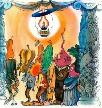 подданные слушают указ графинь