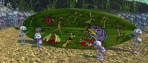 муравей Флик и муравьи