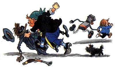 Приключения Карандаша и Самоделкина (сказка-повесть) пират и разбойник подрались