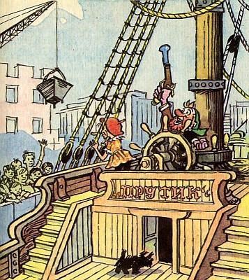 пираты на корабле