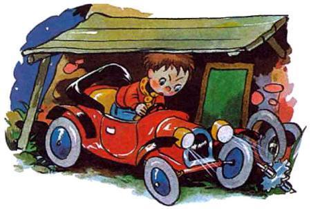 Приключения Нодди в Игрушечном городе (сказочные истории) Нодди на автомобиле