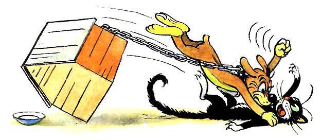 Приключения Пифа (сказка) Пиф поймал кота