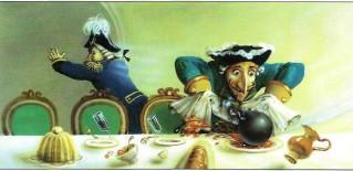 барон Мюнхаузен схватил бомбу за завтраком у генерала