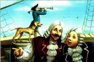 на корабле пес барона