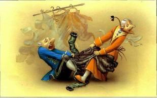 Барон  Мюнхаузен и Иван и взбесившийся сюртук