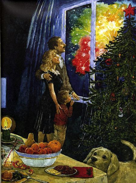 новогодний салют