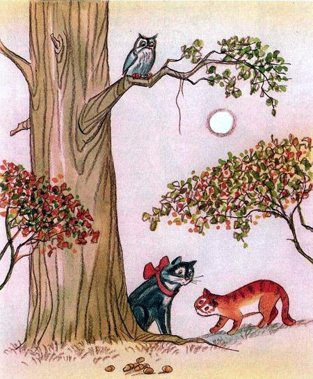 Приключения сдобной Лизы (сказка) кот и кошка