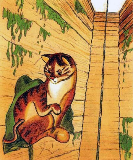 Приключения сдобной Лизы (сказка) кот на дне колодца