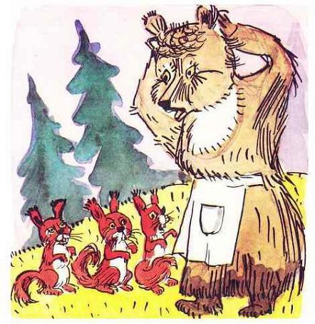 Приключения в лесу Ёлки-на-Горке (сказка) мышонок