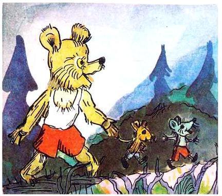 Приключения в лесу Ёлки-на-Горке (сказка) мышонок