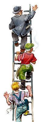 Приключения жёлтого чемоданчика (повесть) вверх по леснице