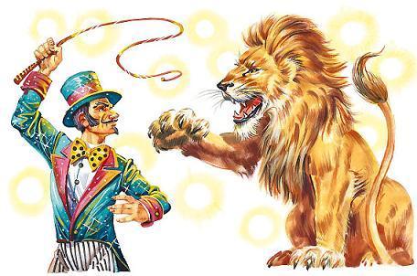Приключения жёлтого чемоданчика (повесть) дрессировщик и лев