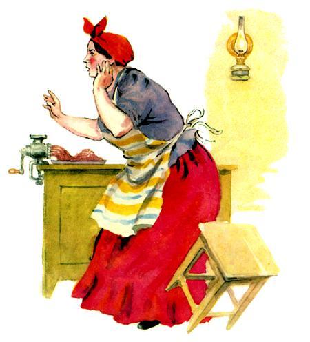 хозяйка на кухне