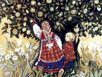 Привередница (сказка) Малашечка подбежала к дикой яблоне