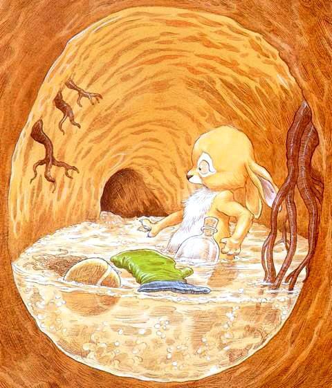 Кролик кладовую затопило