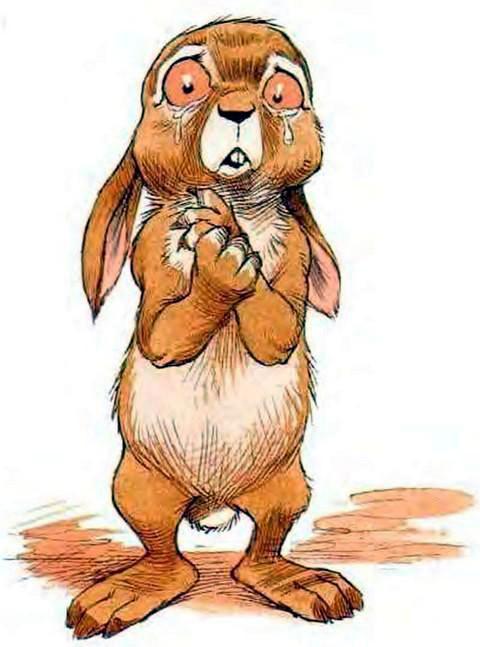 Про Ёжика и Кролика: Кусочек зимы (сказка) плачет Кролик