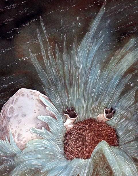 Про Ёжика и Кролика: А ну-ка, вспоминай! (сказка) Ёжик упал в воду плюх