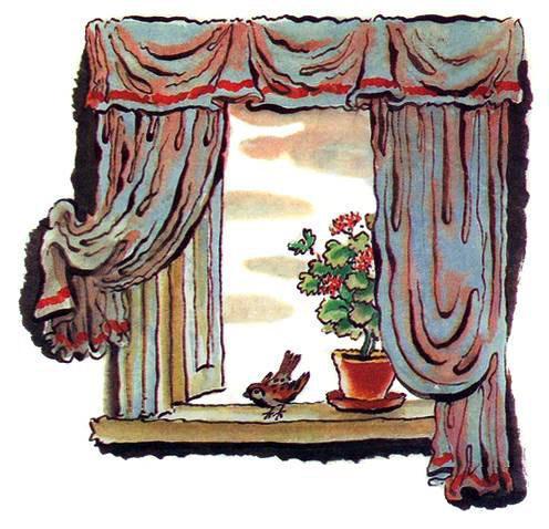 Воробей влетел в окно