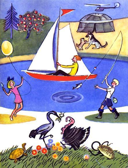 Хитрюшкин на паруснике