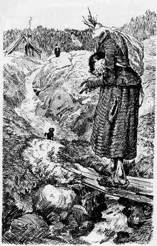 несет голову в руках