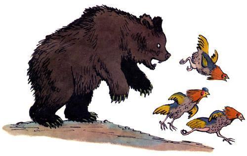 Путаница (стих Корнея Чуковского) Прибежал медведь И давай реветь