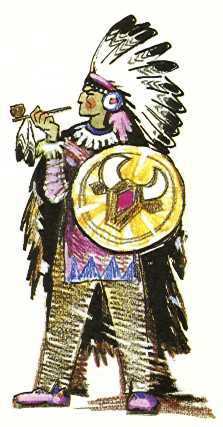 Путешествие Голубой Стрелы (сказка-повесть) индеец вождь