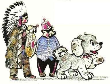 Путешествие Голубой Стрелы (сказка-повесть) индеец начальник станции и песик