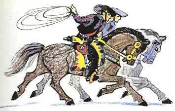 ковбои на лошадях