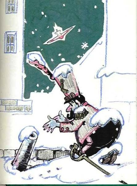 Путешествие Голубой Стрелы (сказка-повесть) игрушечный генерал в снегу