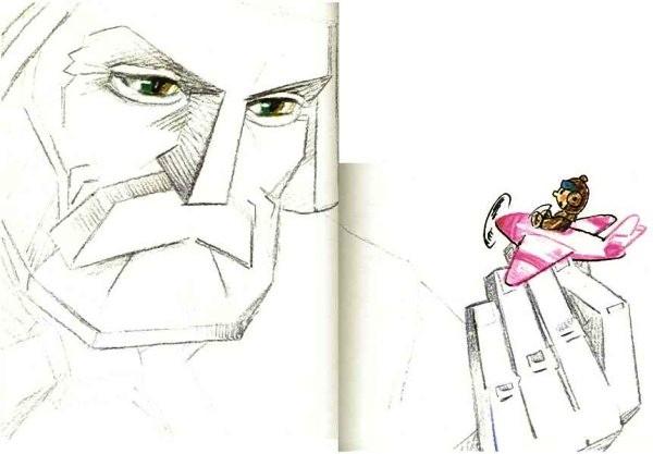 Путешествие Голубой Стрелы (сказка-повесть) бронзовый памятник осторожно взяла аэроплан и потащила его к себе