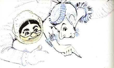 Путешествие Голубой Стрелы (сказка-повесть) Синьора баронесса и старая служанка