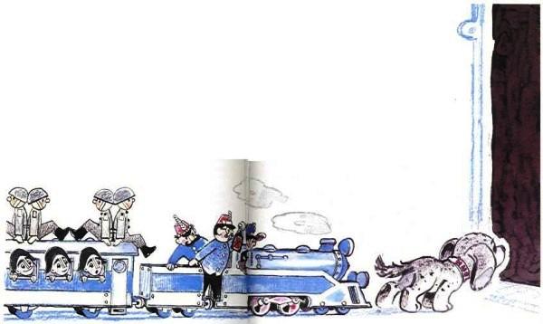 Путешествие Голубой Стрелы (сказка-повесть) Голубая Стрела продолжает путь за щенком