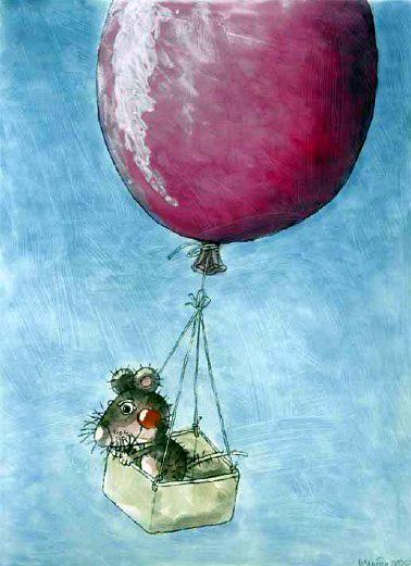 мышка мышь на шаре