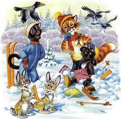 Как Пузик и Тузик раскрыли заговор (сказка) кот Пузик и пёс Тузик