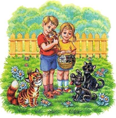 Пузик и Тузик идут по следу (сказка) кот Пузик и пёс Тузик