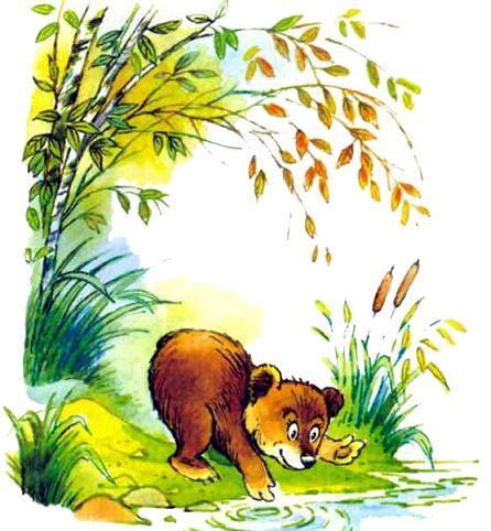 Пять забавных медвежат (сказочные истории) медвежонок на берегу