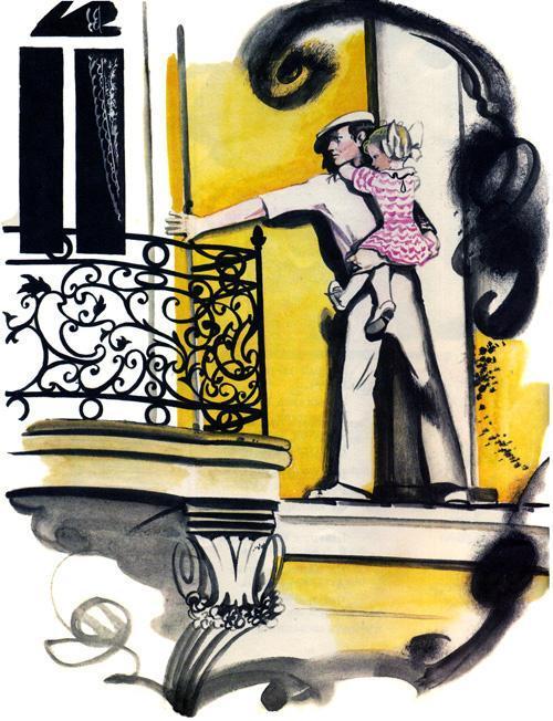 неизвестный герой с девочкой на руках спасает от огня пожара