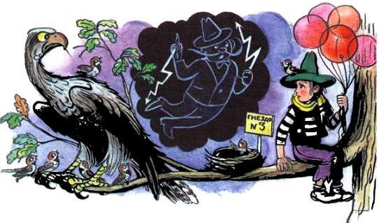 Ренатино не летает по воскресеньям (повесть) ренатино и сокол гракк на дереве у гнезда