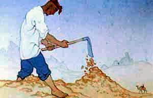 Рыбка Гульдор (сказка) кетменщик быстро разбросал земляной холм