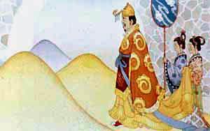 Рыбка Гульдор (сказка) Утром, взяв с собой своих вазиров, падишах пошел к рыбаку