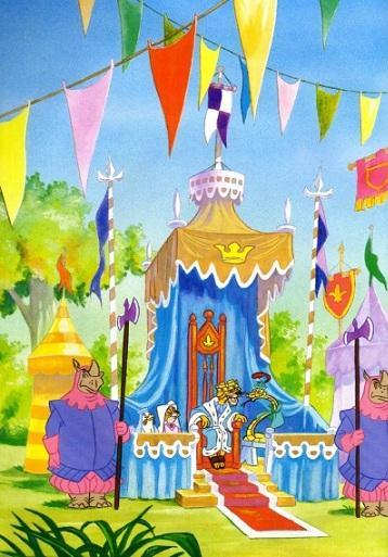 Принц Джон в шатре