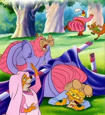 Принц Джон упал