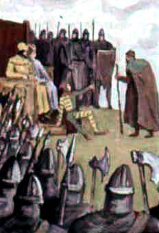 Как Робин Гуд спас трех сыновей вдовы (баллада) шериф со стражей